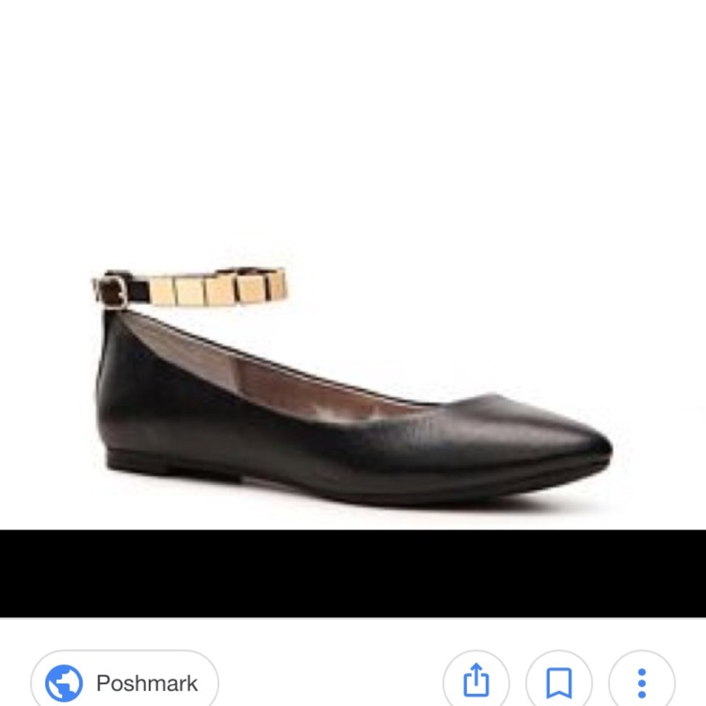 Steve Madden Inid ballet ankle wrap flats 7.5 - Picture 1 of 8